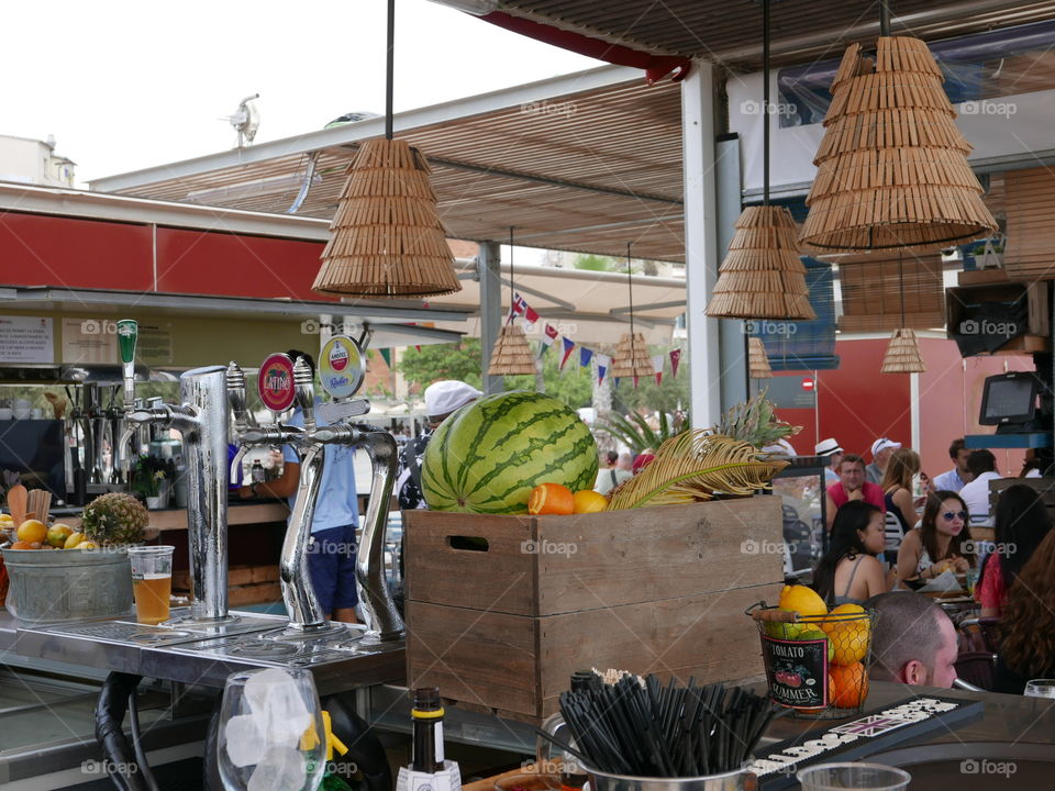 la tenderá de frutas