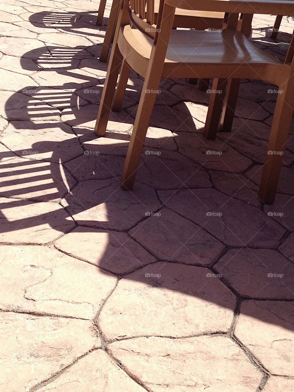 Chairs outside restaurant