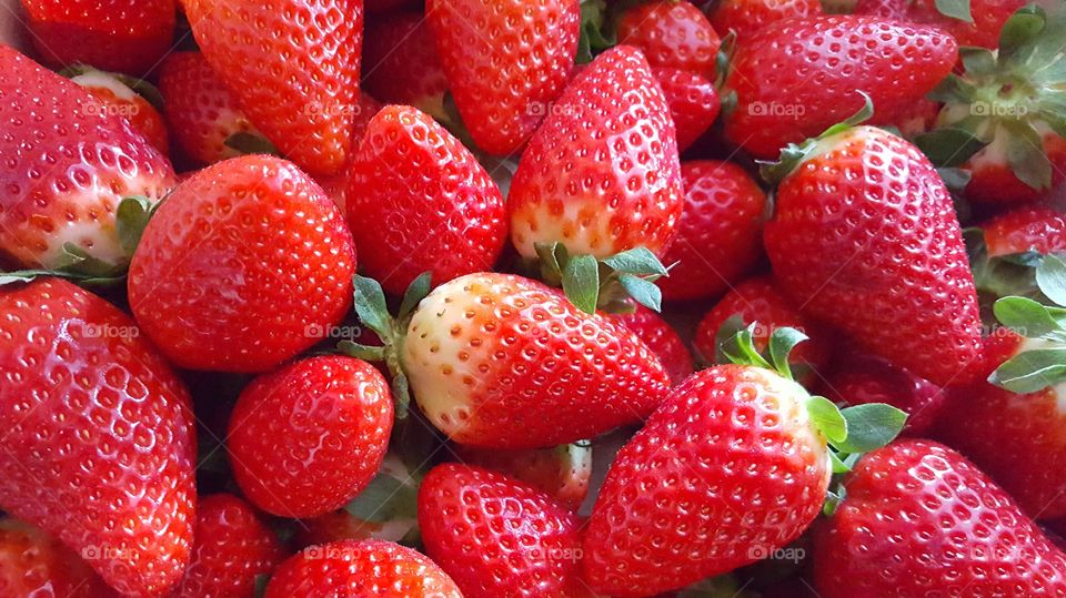 Full frame of strawberry
