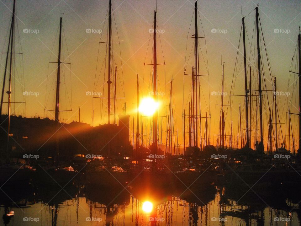 Sunset La Ciotat France