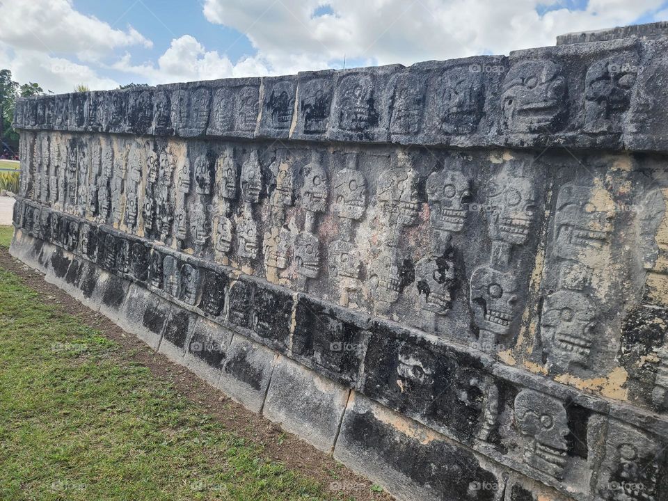 Part of the Chichén Itzá Park in Mexico