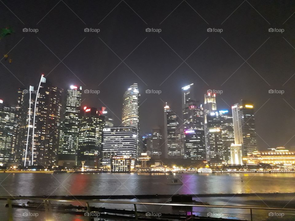 singapore by night