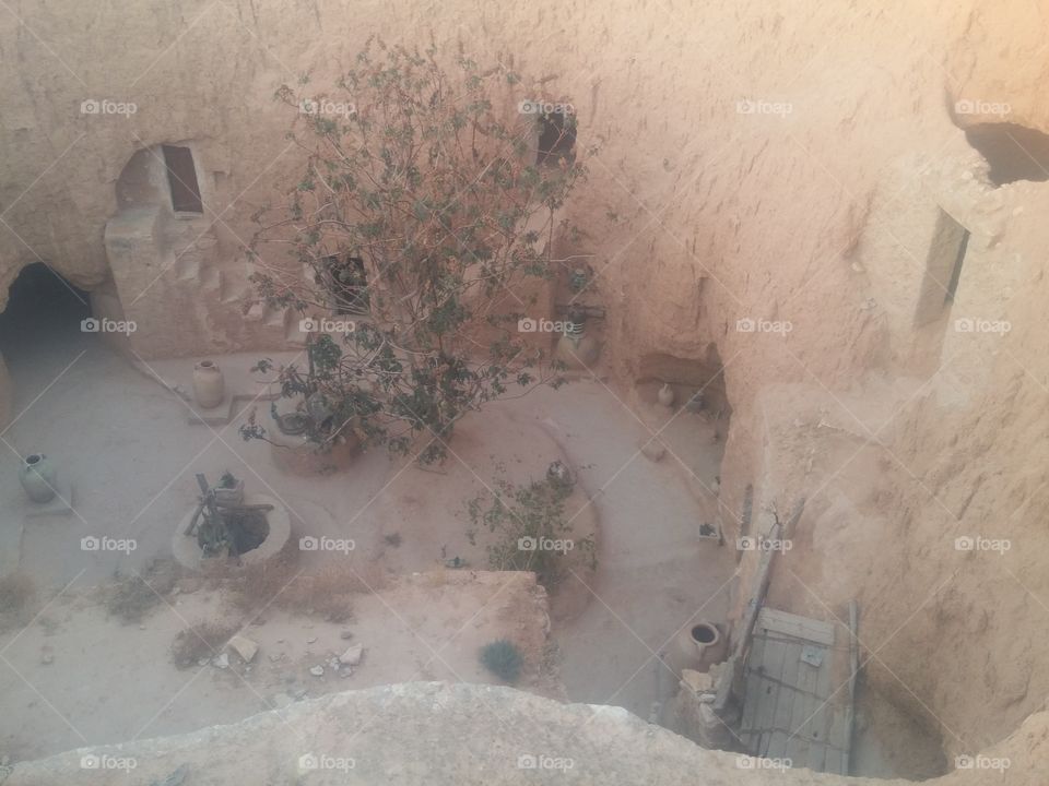 underground hotel from the history of matmata Tunisia