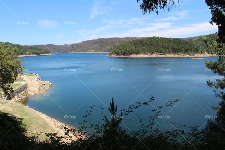 Blue Lagoon, countryside, mountains and nature 