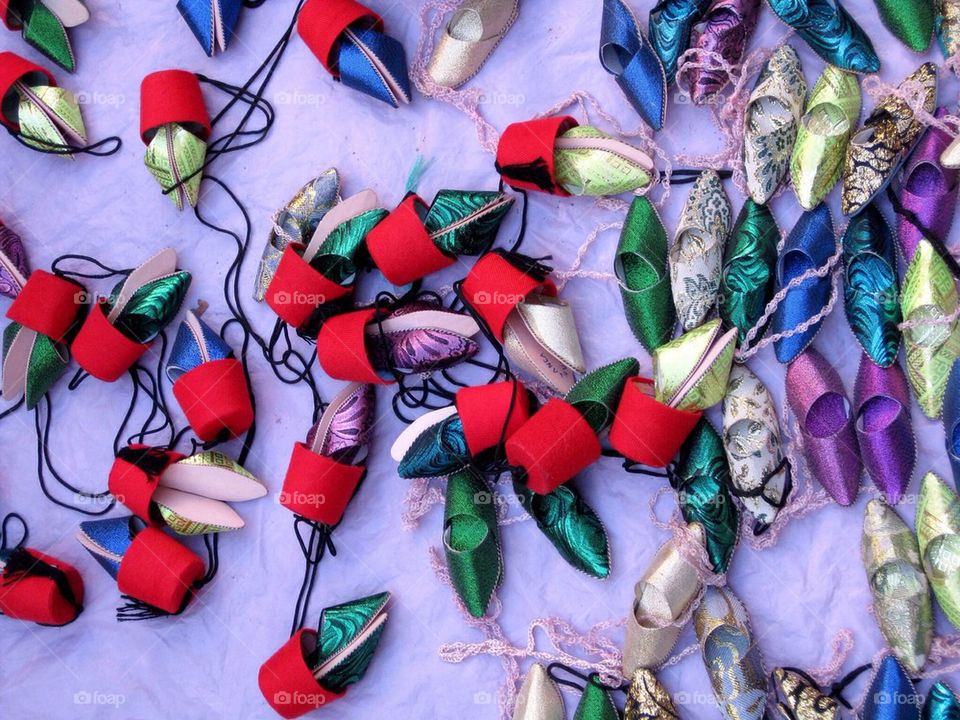 Mini Turkish fez and slippers