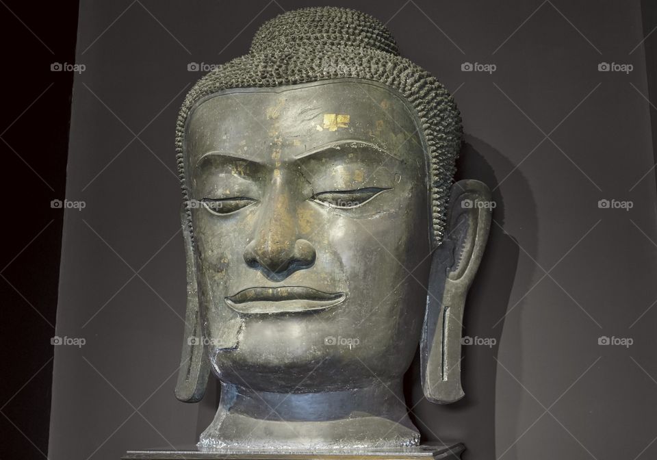 Ancient Buddha head @ Ayutthaya