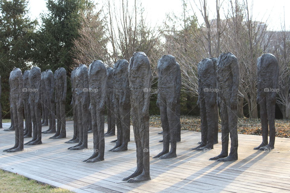 Standing Figures at the Nelson-Atkins Museum of Art in Kansas City, Missouri 