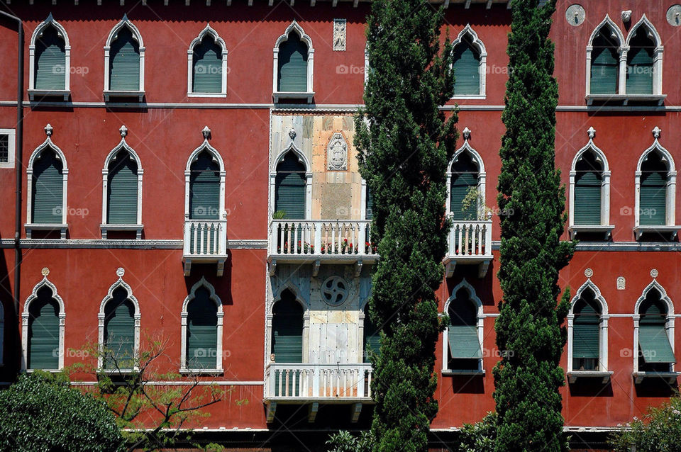 italy trees windows architecture by illusionfactory