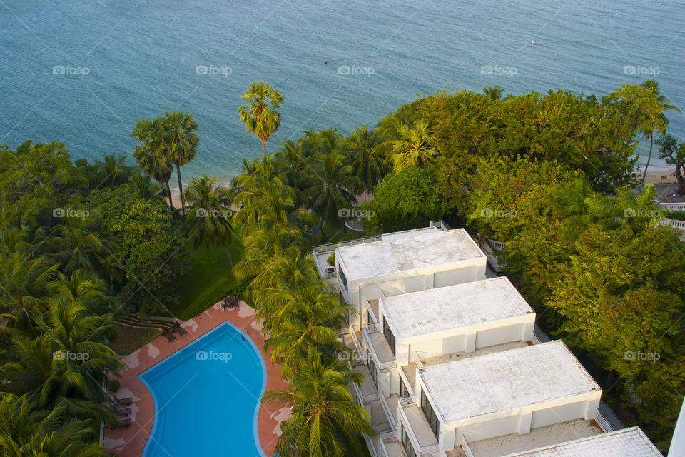 THE VIEW FROM LUXURY CONDOMINIUM PATTAYA THAILAND