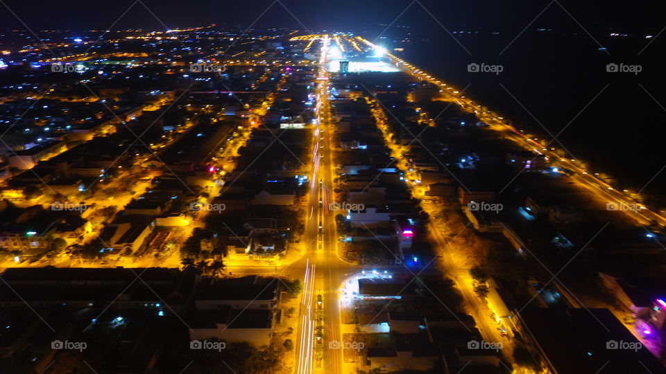 City, Road, Street, Traffic, Evening