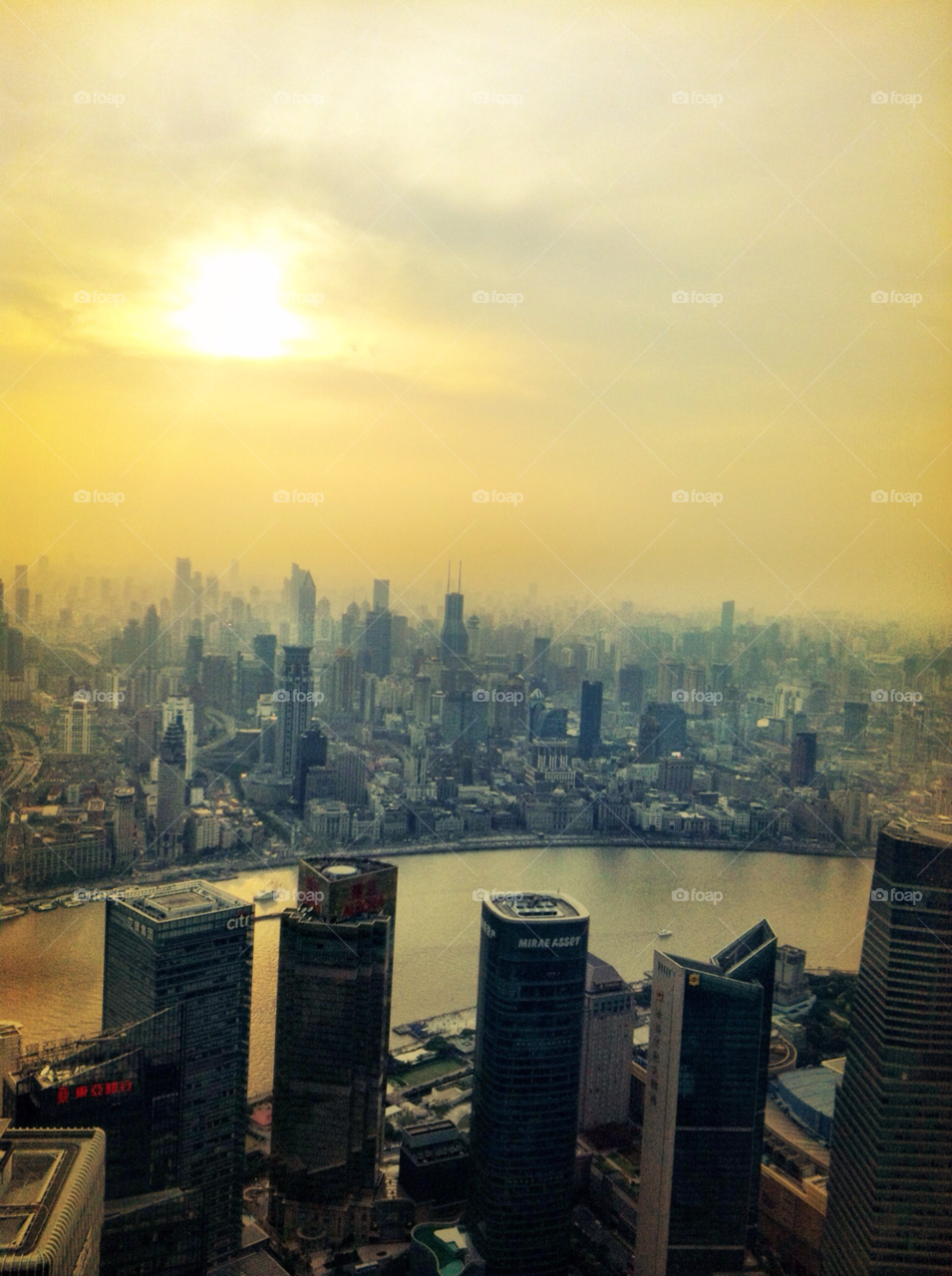 china sunset skyscraper tower by jadeh