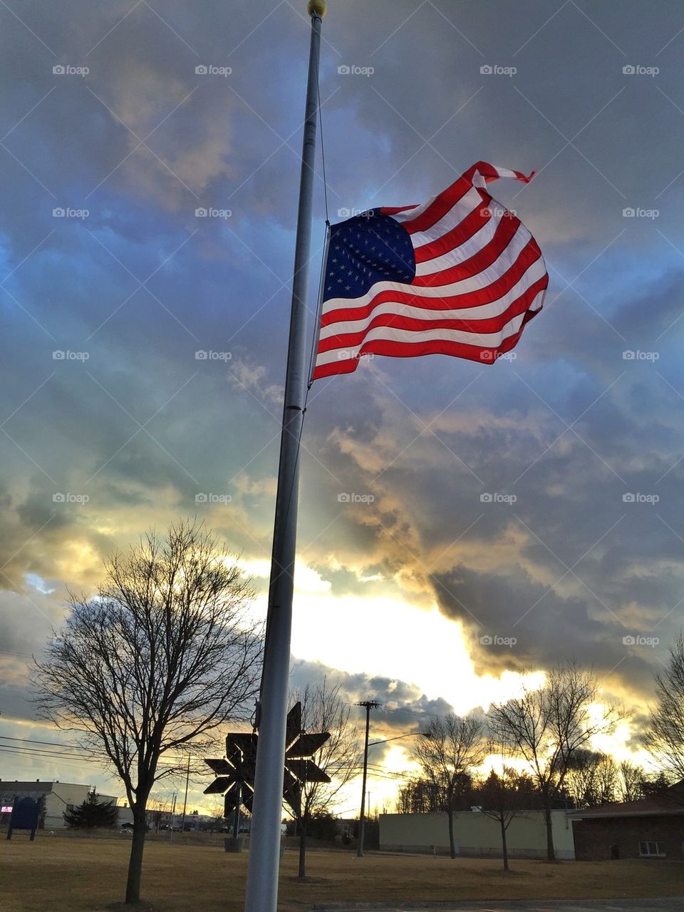 Flag at half mast today 