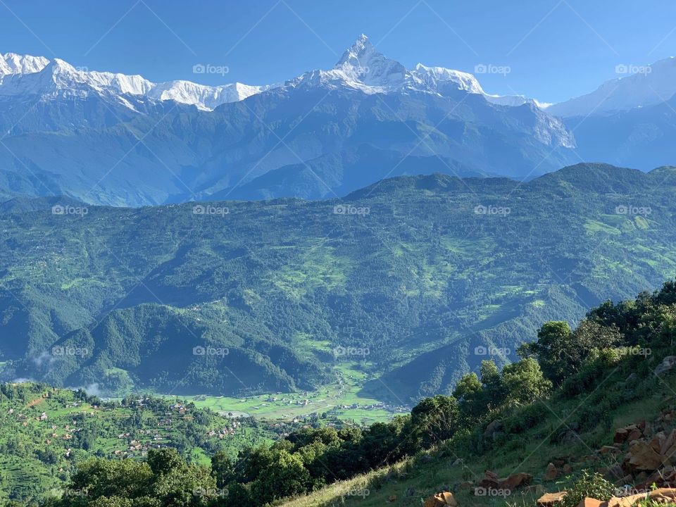 fishtail mountain in Nepal