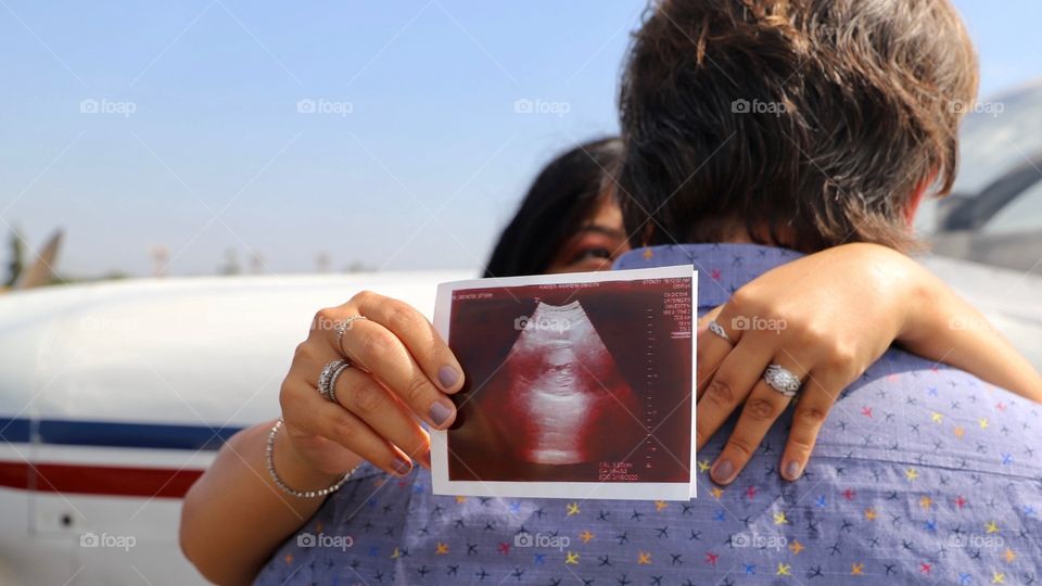 My cousin’s maternity photo shoot at Riverside Airport. Riverside, California.