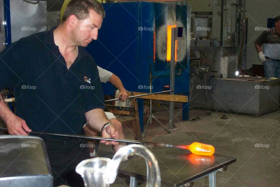 Glass blowing