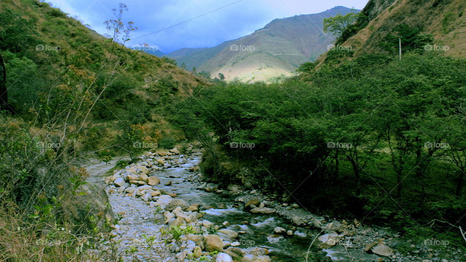 beautiful landscape in Ecuador