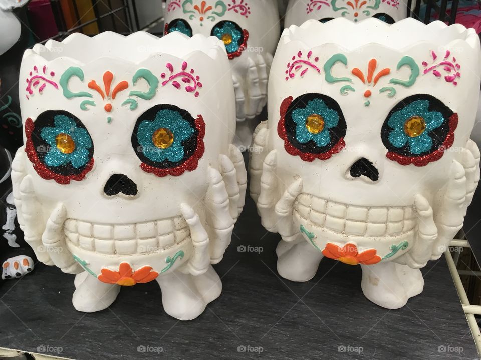 Day of the dead decor at Michael’s 