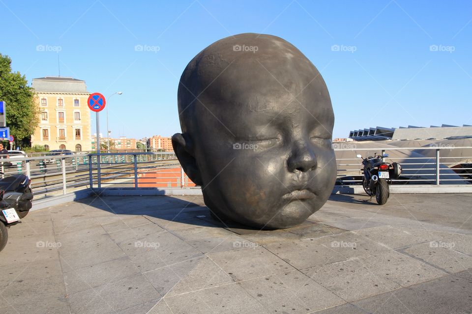 Train station in Madrid 
