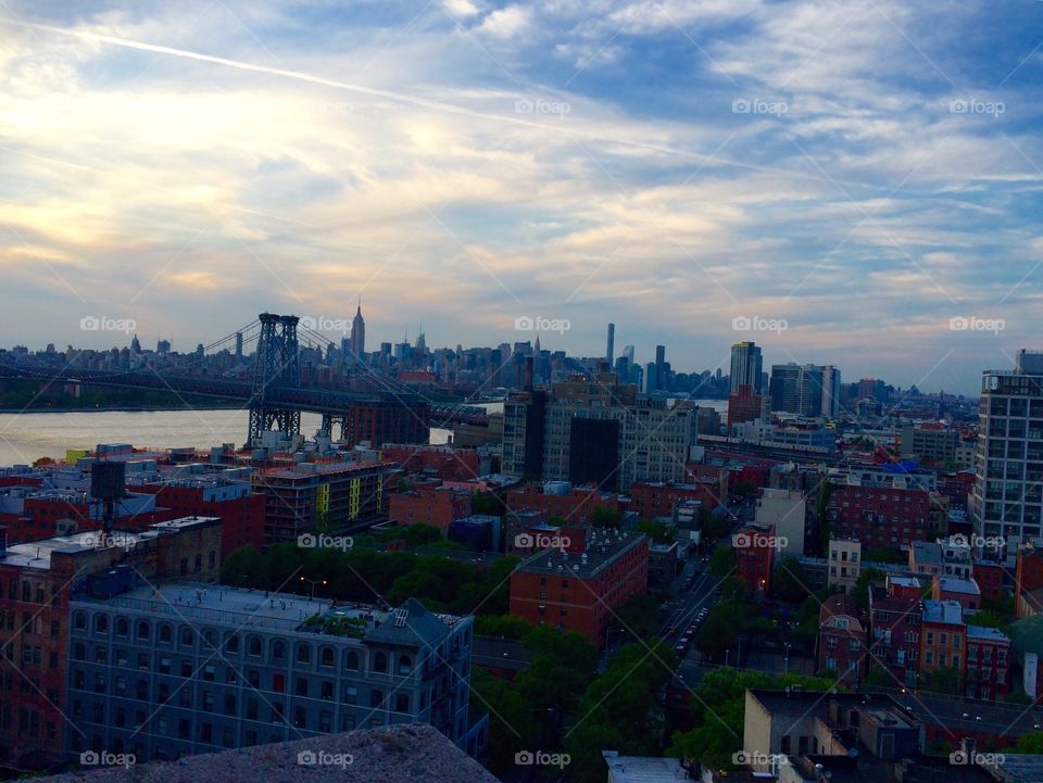 Brooklyn, NY. Photos from a rooftop in NYC 