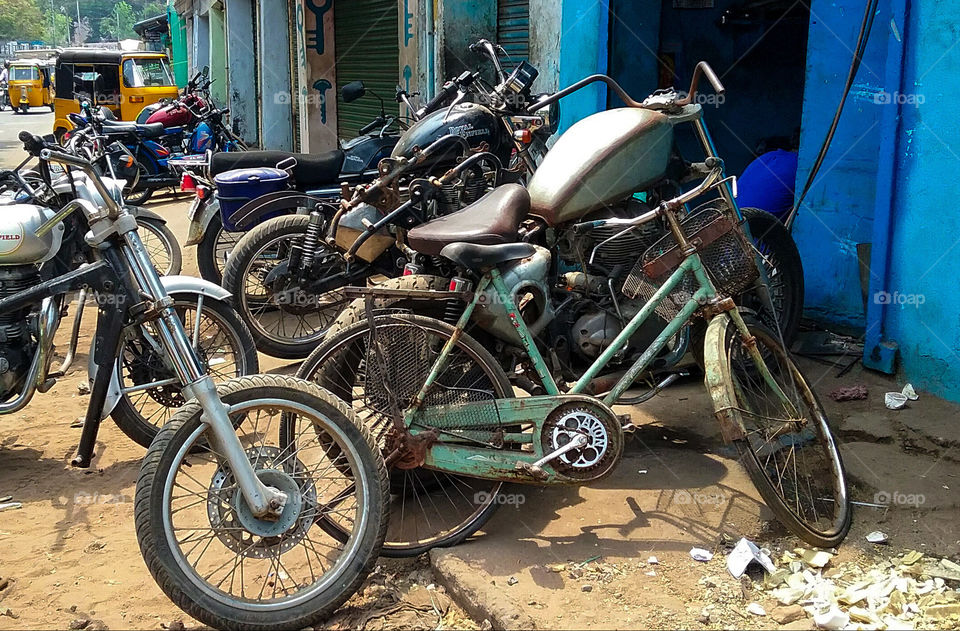 Motorcycle workshop