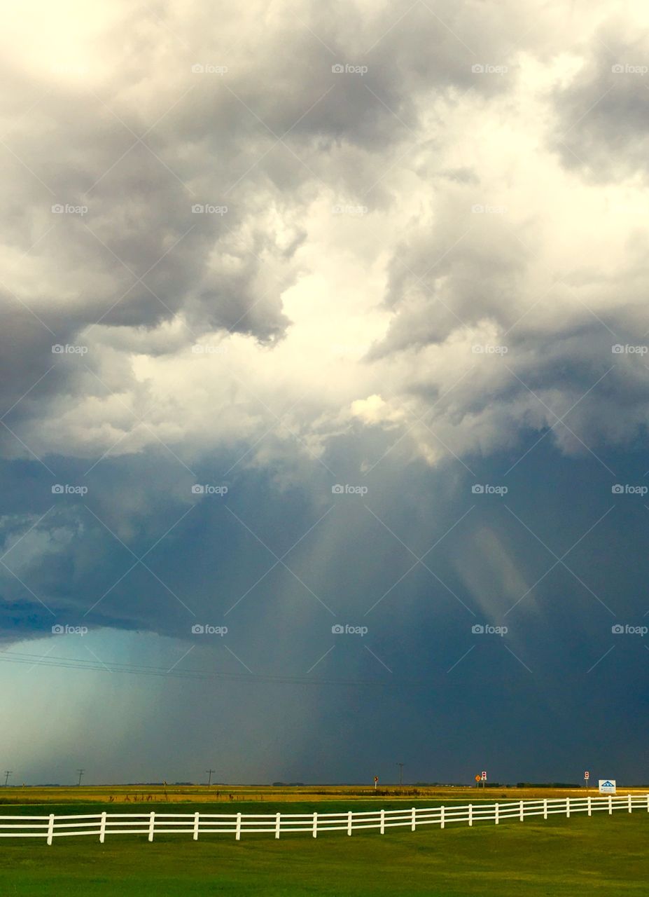 Luminous skies  opening up