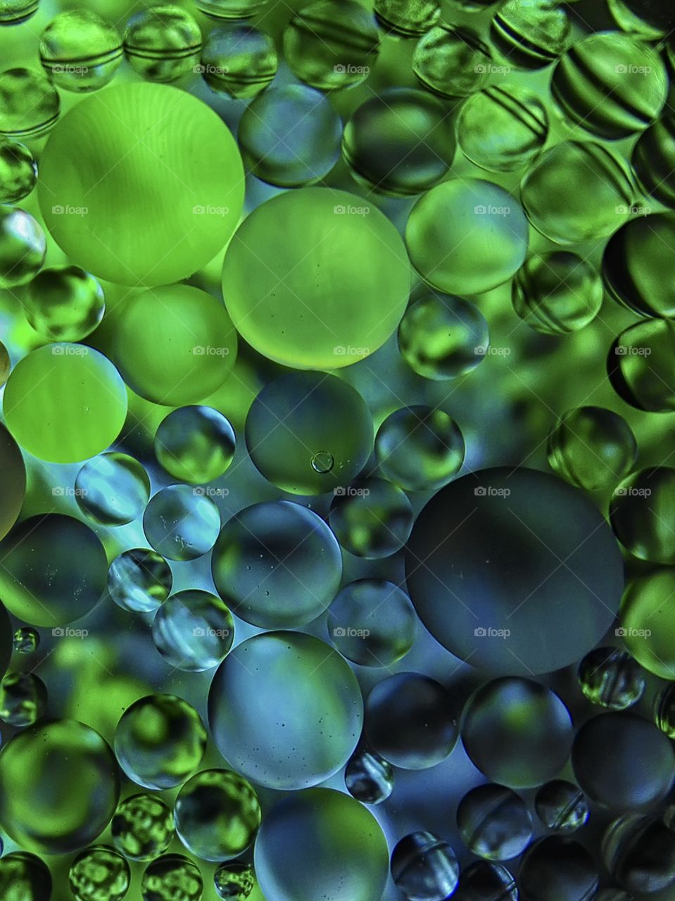 Bubble oil.