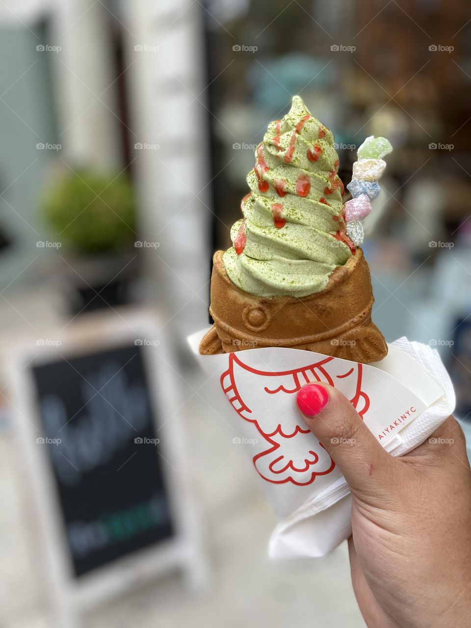 Matcha ice cream