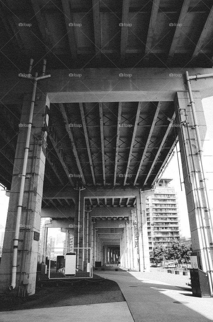 #bentway Toronto bridge shade