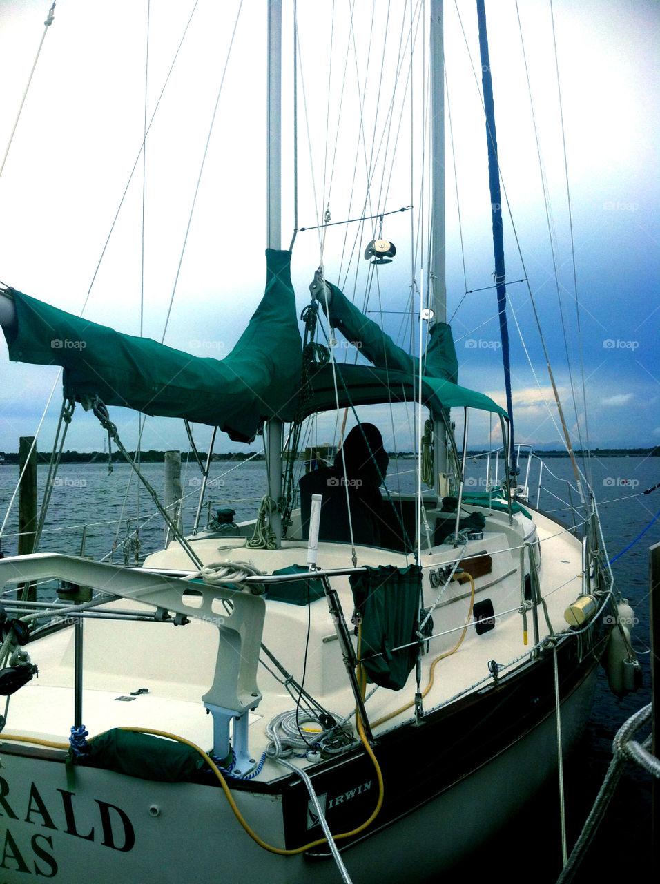 Emerald . Sail boat 