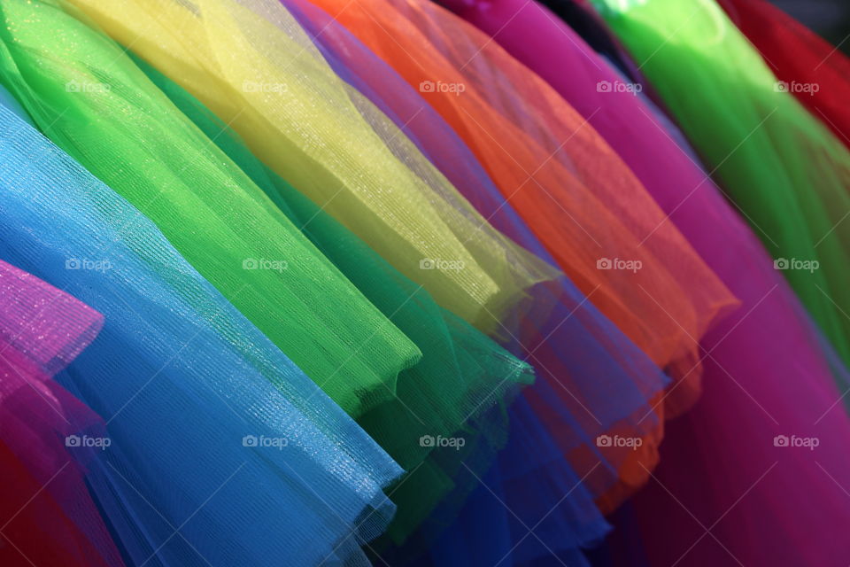 rainbow tutus