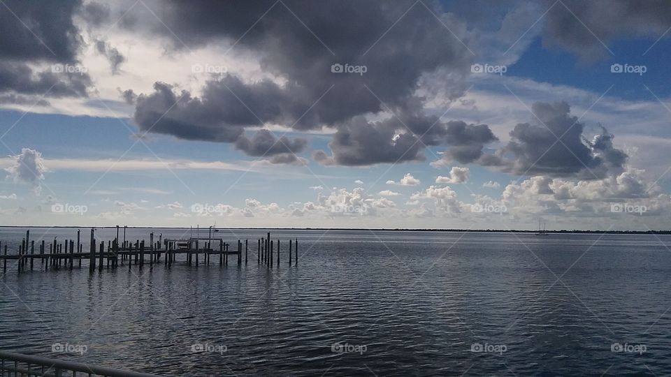 Clouds Over Charlotte Harbour,  Florida