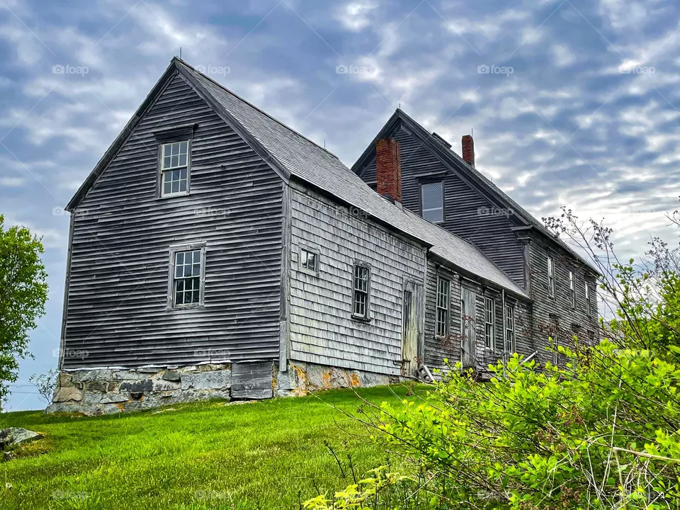“The Olsen House.” Historic home and subject of many paintings by American artist, Andrew Wyeth.