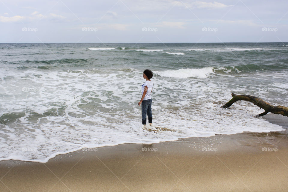 Enjoying the sea and the summer