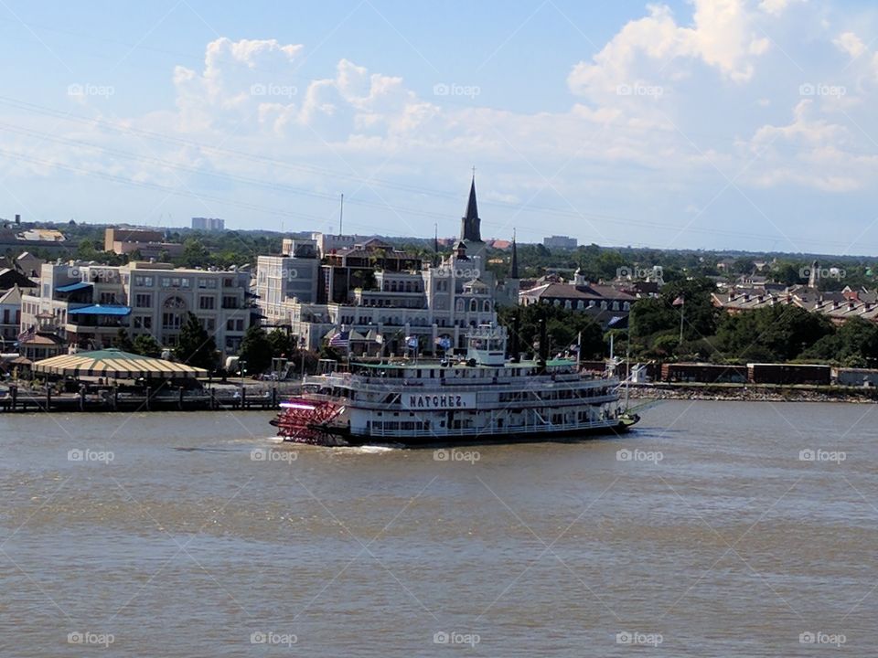 New Orleans river boat