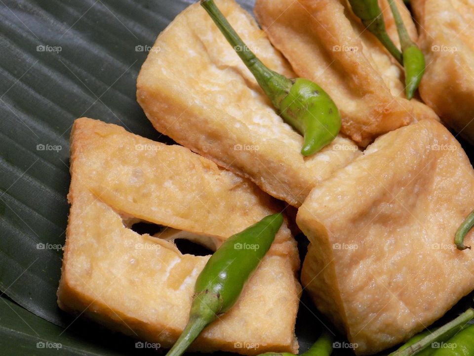 Fried tofu