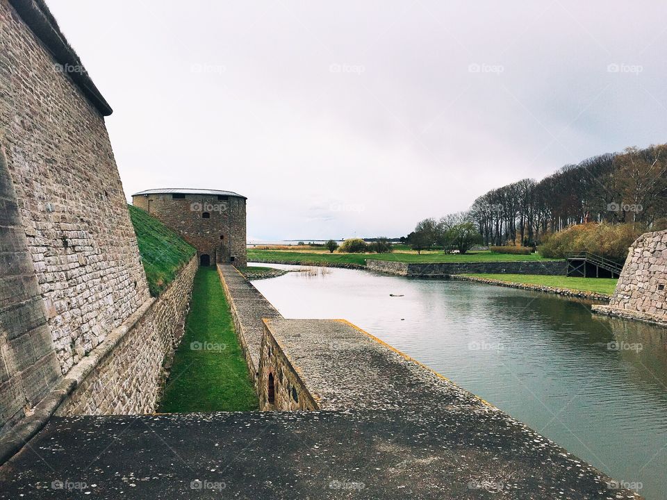 Architecture, Castle, Water, Travel, Bridge