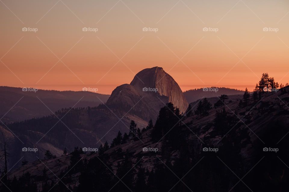 half dome, yosemite national Park.