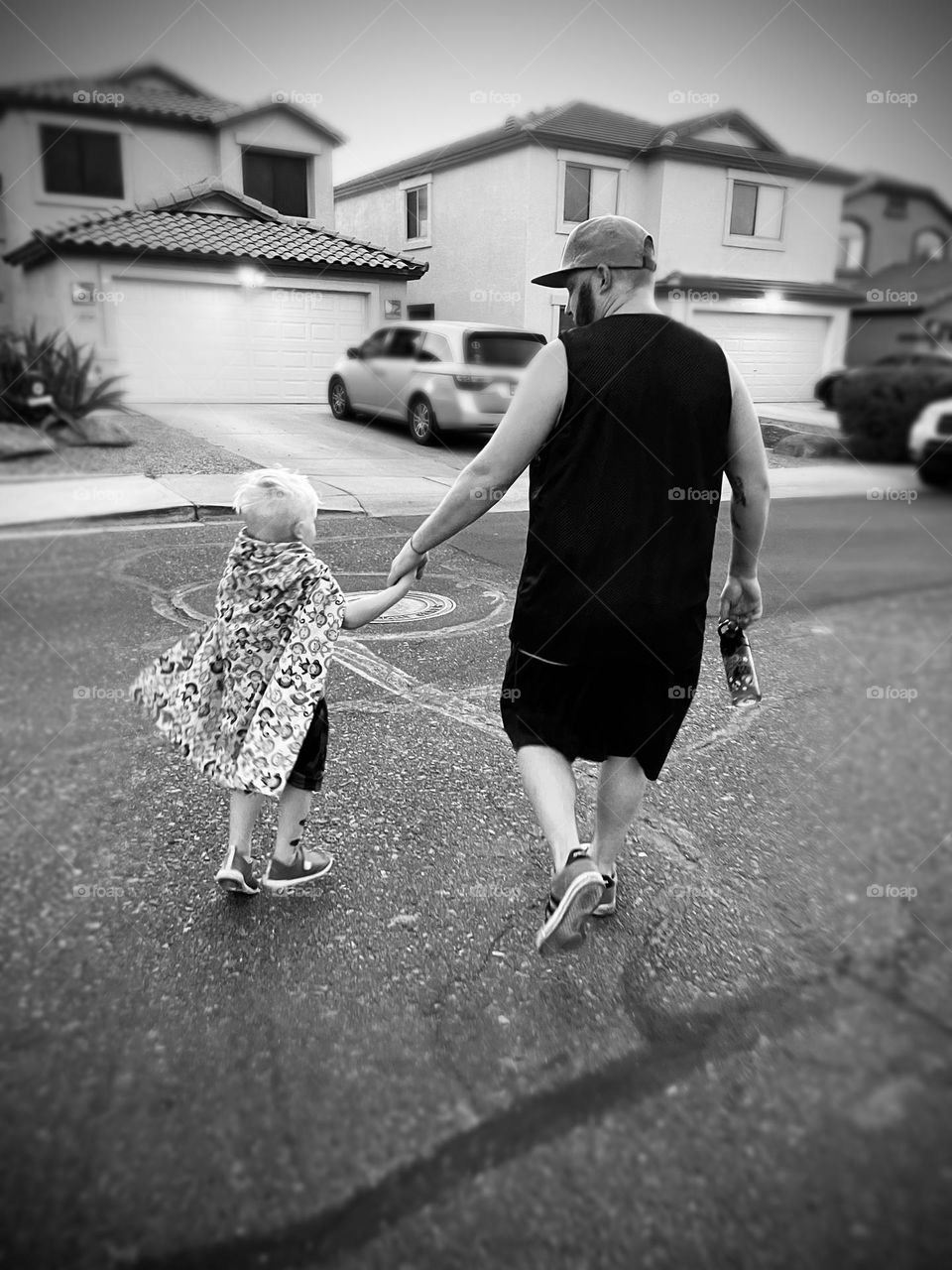 My husband is the very best dad! Every time our toddler wants to wear something like a cape, a superhero mask, paw patrol hat, complete with ears j to public, my hubby always lets him. Be you my love bug. 