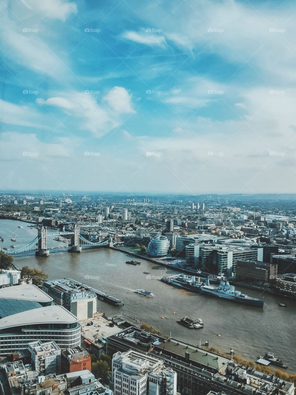 London from above