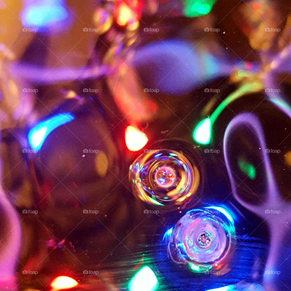 Christmas, Insubstantial, Blur, Abstract, Shining