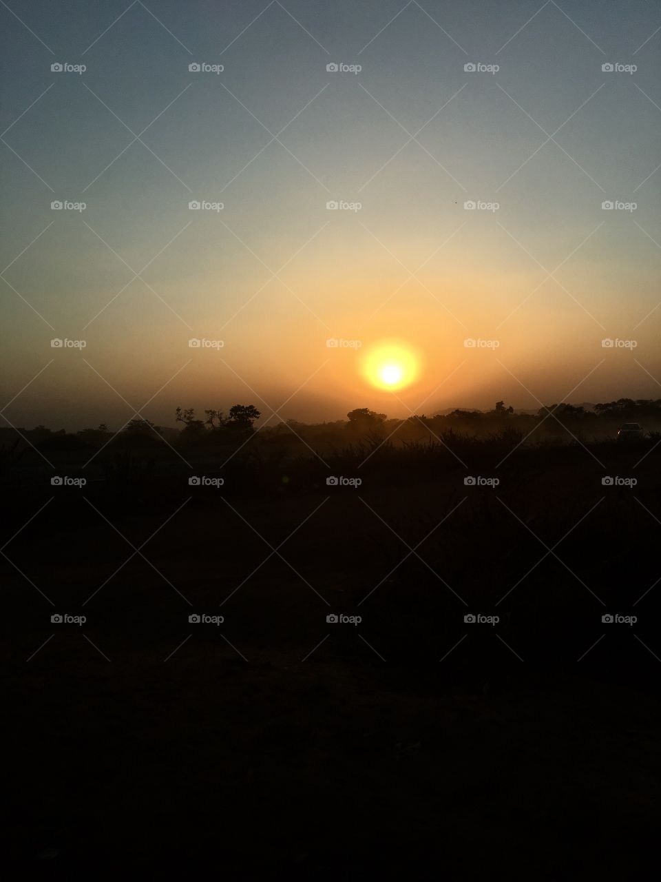 Sunset in Abuja, Nigeria