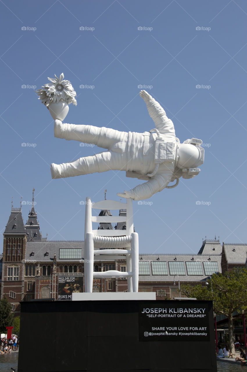 Artwork From Joseph Klibansky At The Museumplein Square At Amsterdam The Netherlands 2018