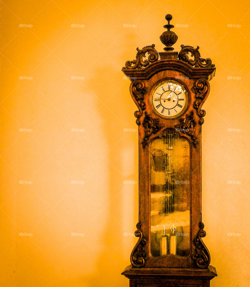 The old clock. retro