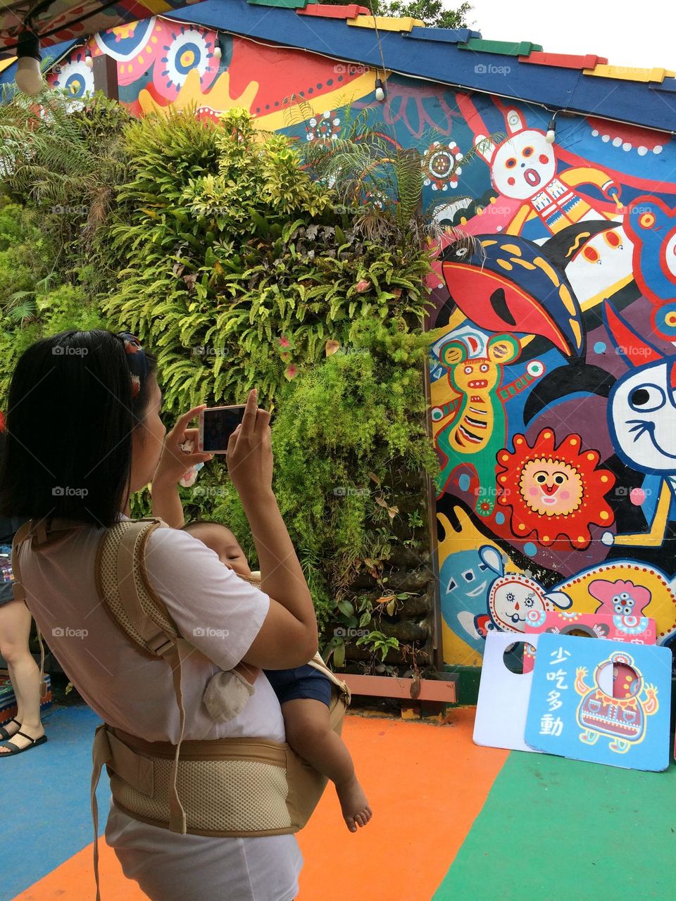 Rainbow village in Taichung, Taiwan is painted in all colors of the rainbow, and brings happiness and pride to it's many visitors from all over the world. 