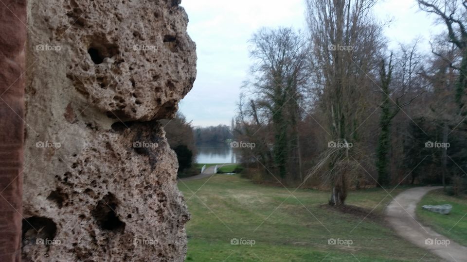 View outside a German castle