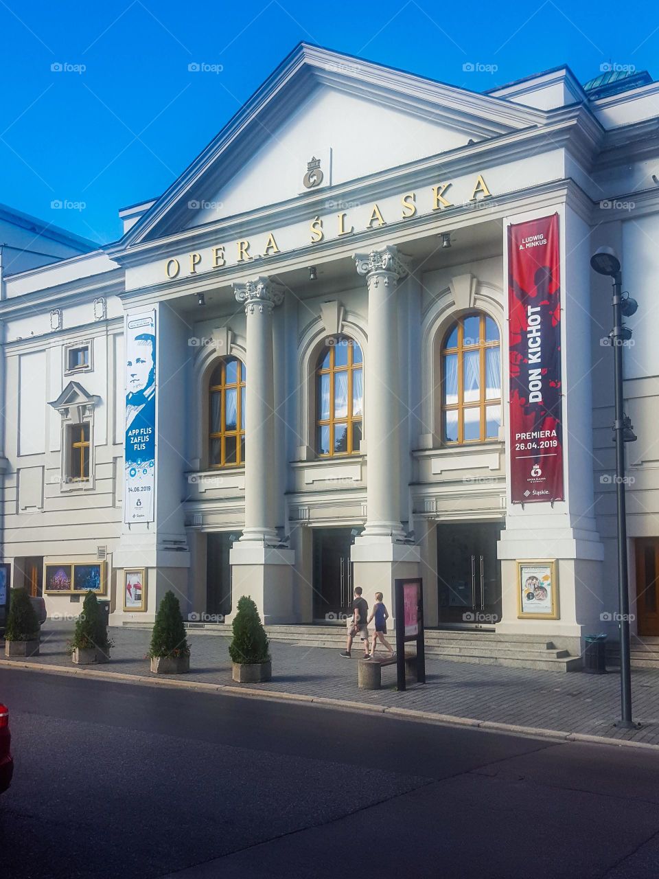 The building of Silesian Opera in Bytom.