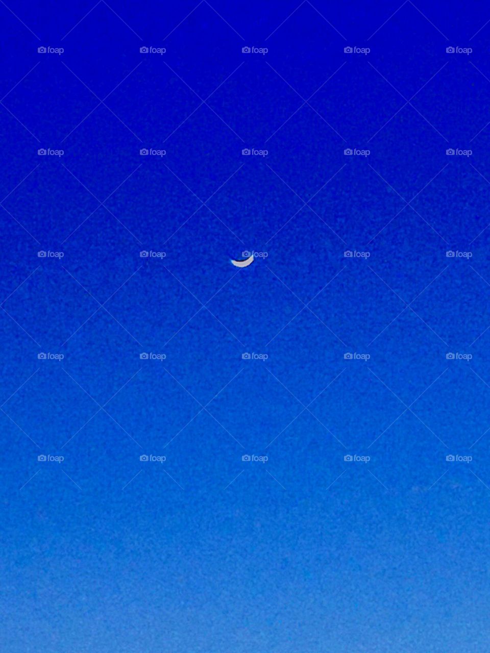 The smallest size of the moon