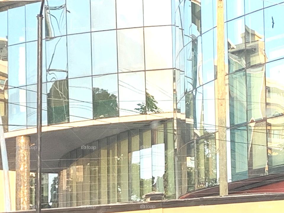 Glassy building 