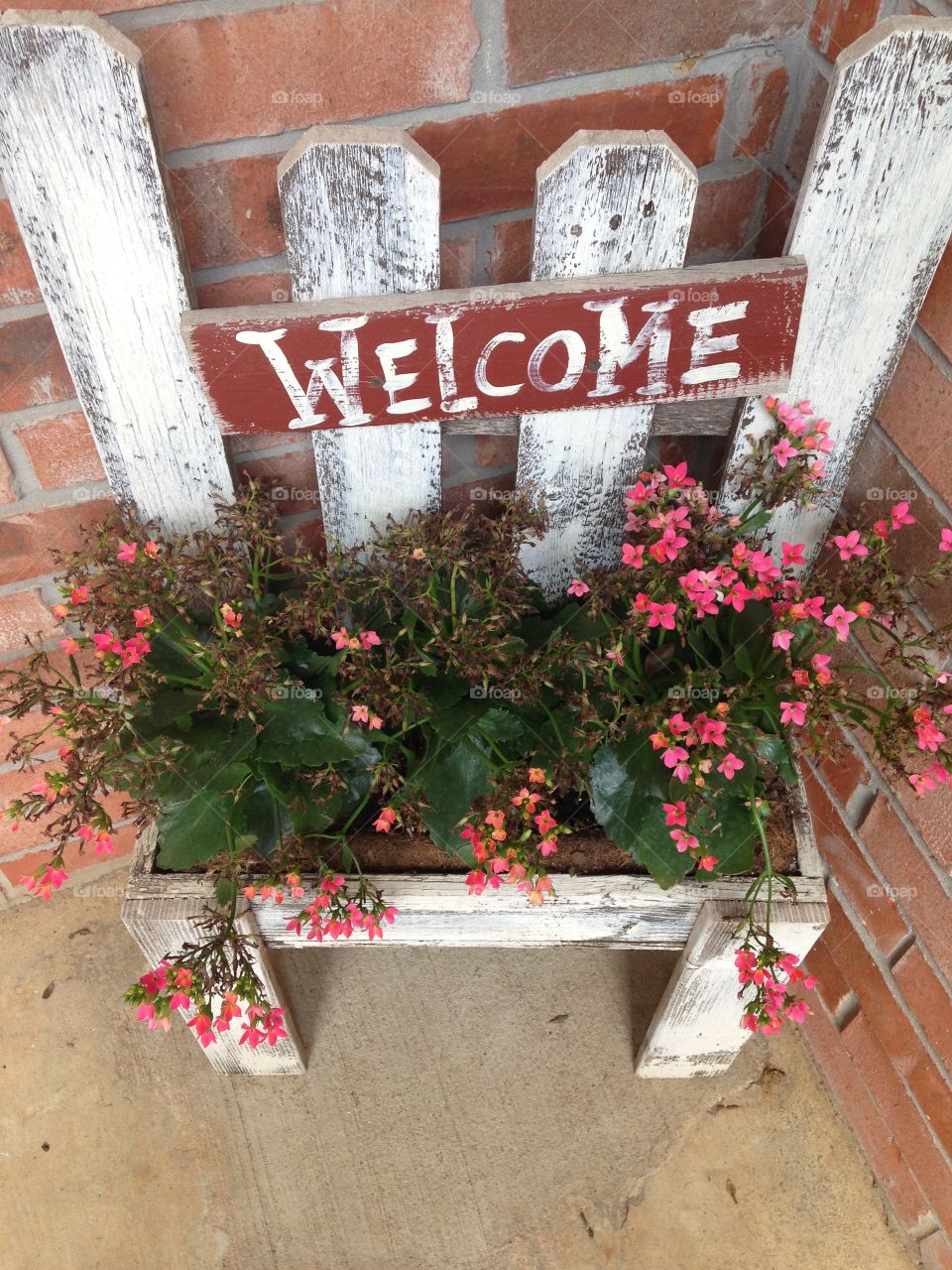 Welcome home. Welcome planter 