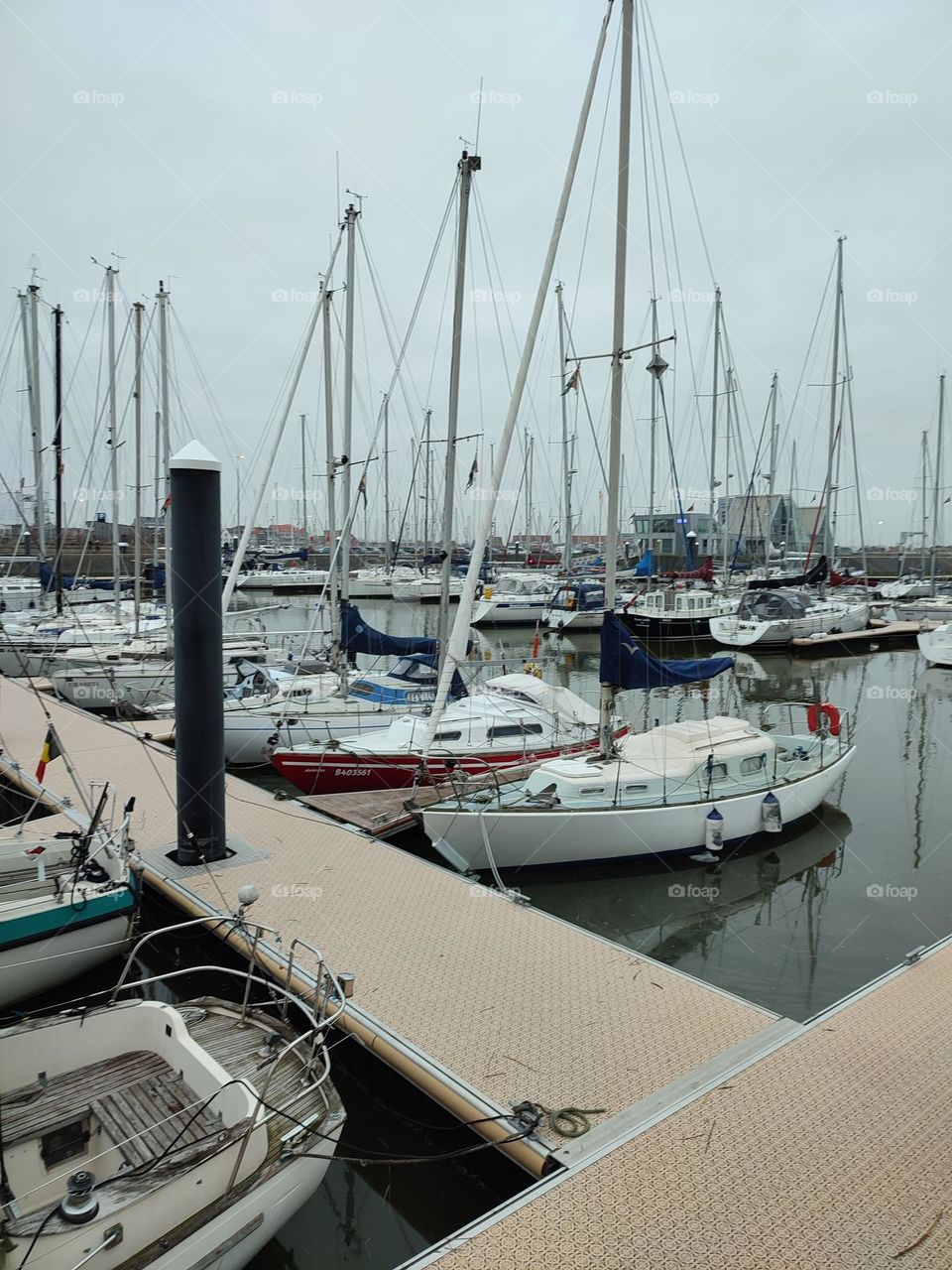 The North Sea , port of blankenberg